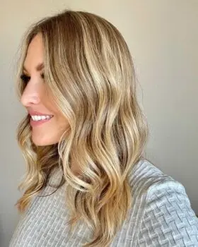 Balayage hair style in low-maintenance hair colour styles