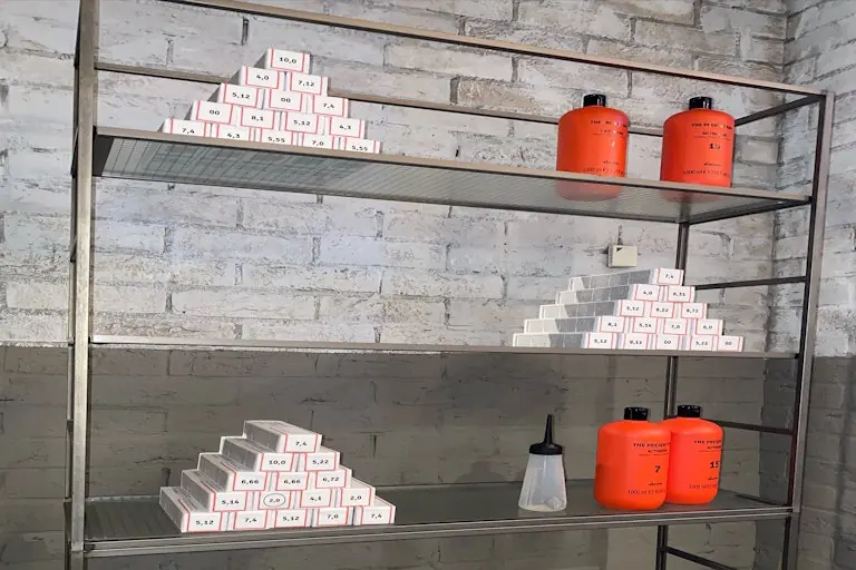 Professional salon product from Davines Hair Salon – The Present Activator large-size treatment bottle